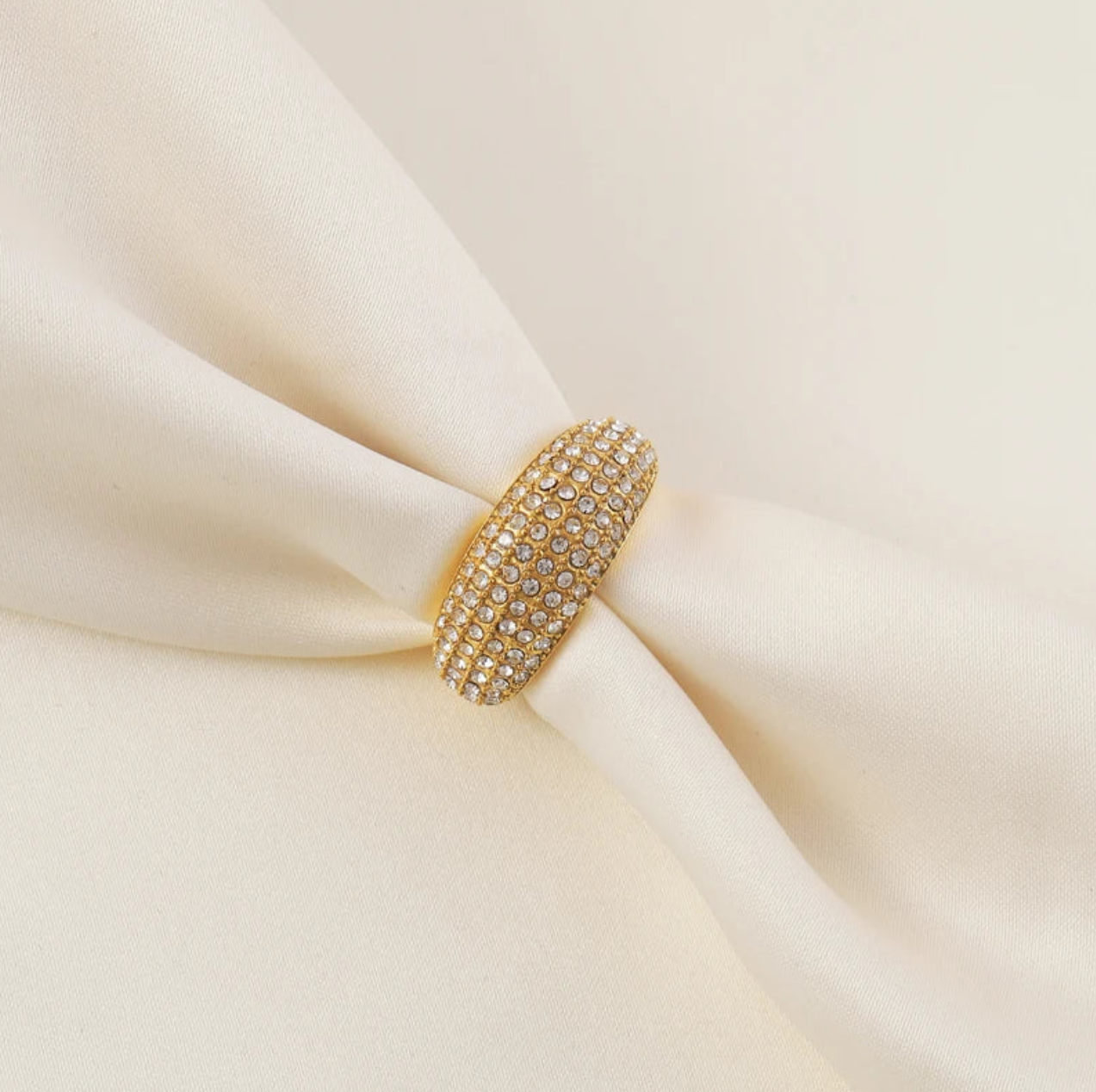 Crystal Cascade Ring